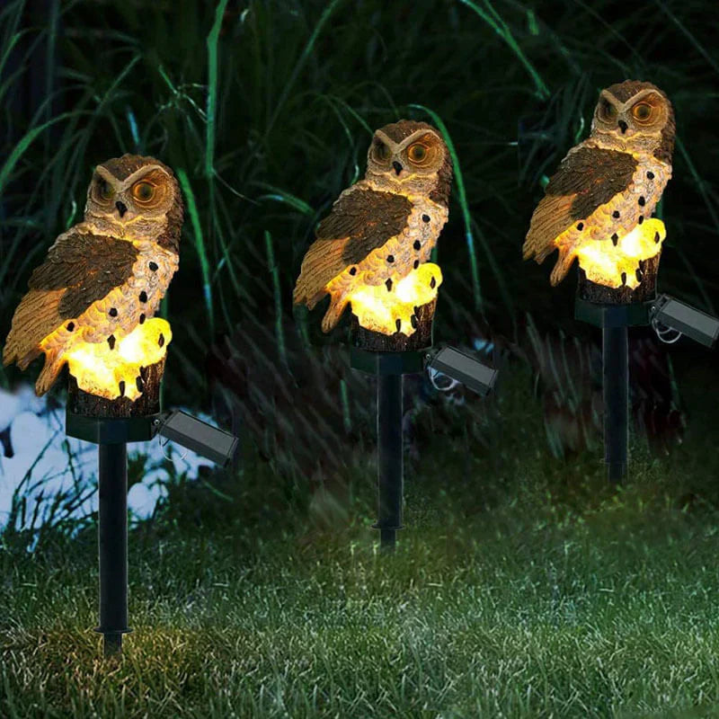 Uil Zonnelamp Buiten Weerbestendig Decoratie