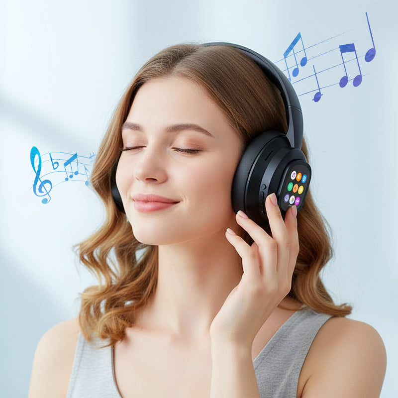 Bluetooth Koptelefoon met Microfoon en Display