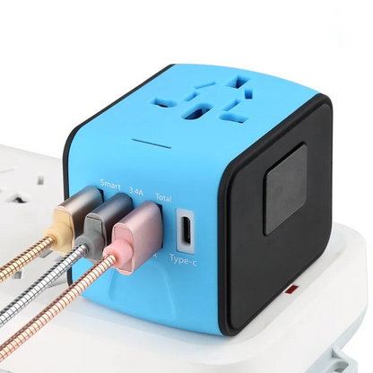 Variant image for PowerHub™ – Universele Reisadapter met 4 USB-Poorten en Veiligheid-1