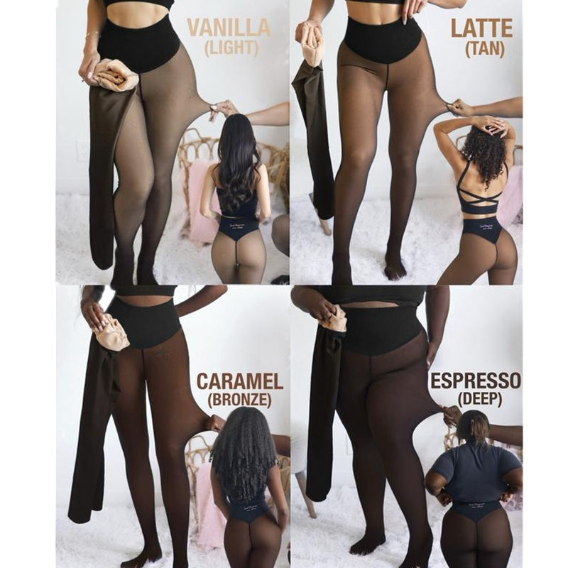 Warme Fleece Leggings voor Vrouwen met Taille Bepaling