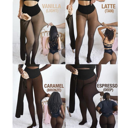 Warme Fleece Leggings voor Vrouwen met Taille Bepaling