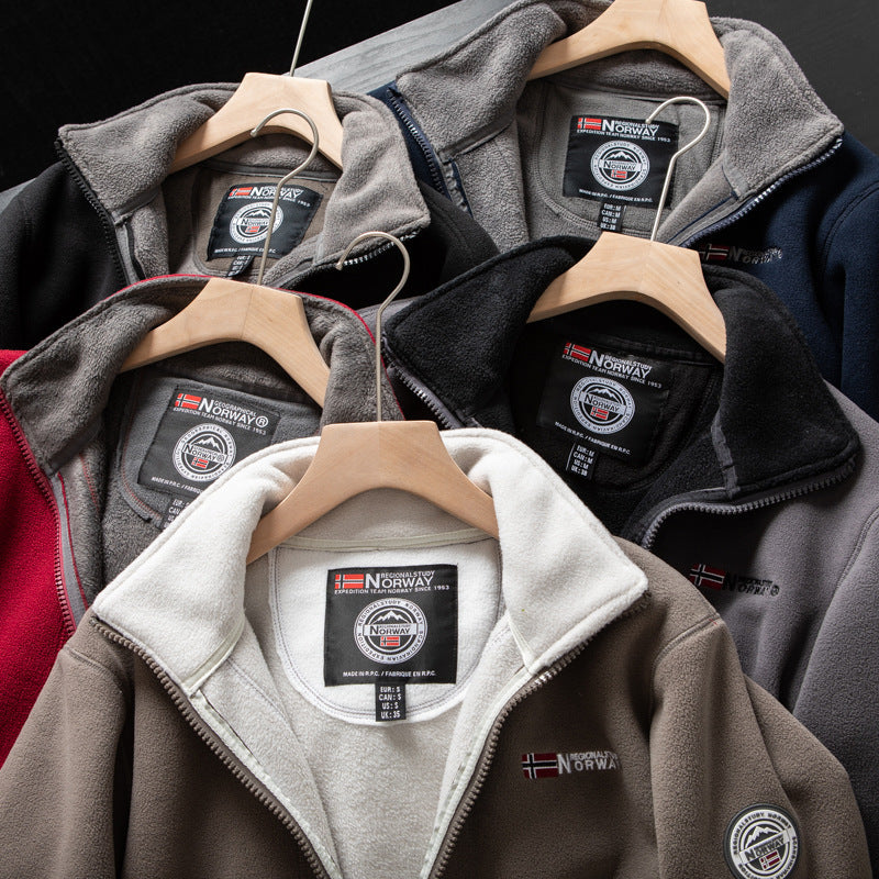 Fleece Jas Norway Stijl Ultra Warm en Zacht