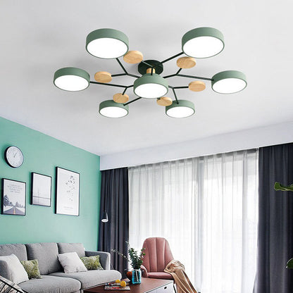 Ronde LED Plafondlamp Modern Woonkamer Lamp Dimbaar