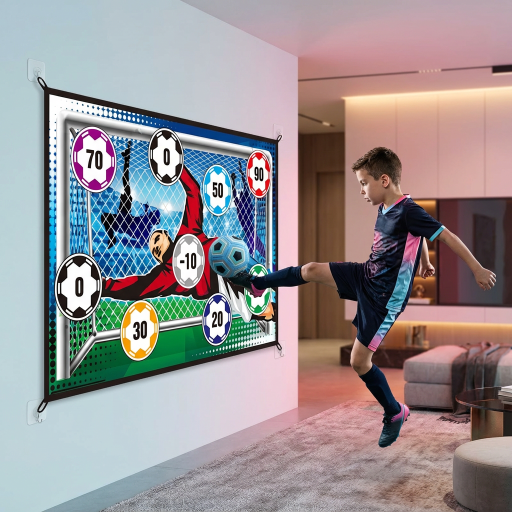 Voetbal Doel Schietwand voor Thuis Gebruik Veilig en Stabilie - Velinix