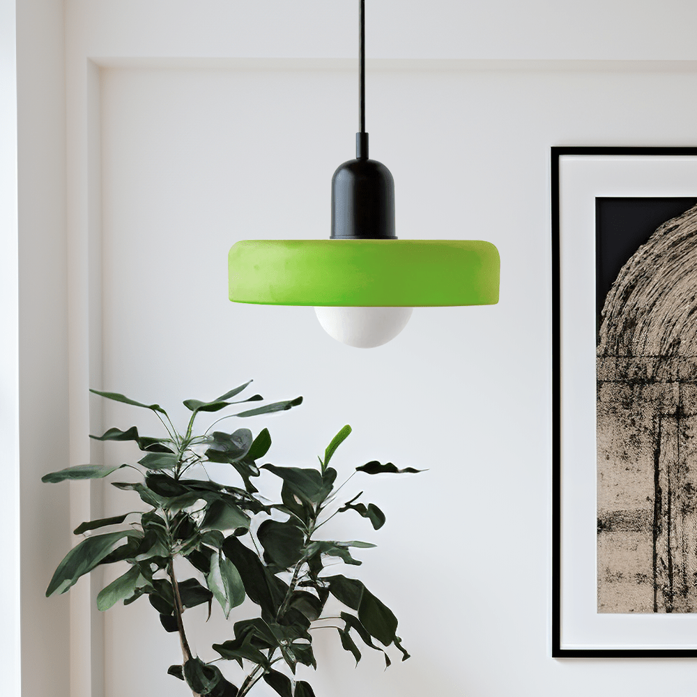 Kleurrijke Hanglamp Modern Glazen Design voor Woonkamer