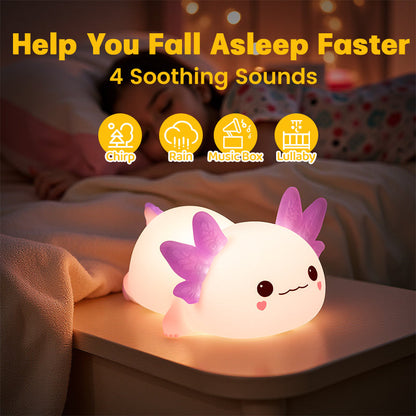 Axolotl Nachtlamp Schattig Zacht Verlichting