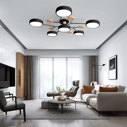 Ronde LED Plafondlamp Modern Woonkamer Lamp Dimbaar