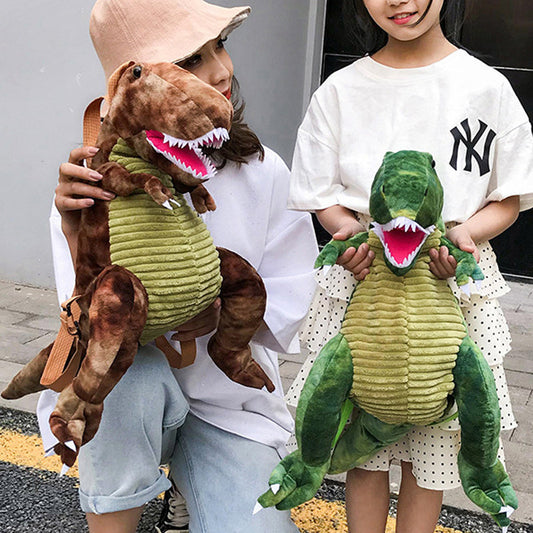 Knuffelbare Kinder Rugzak Zachte Dino Design - Velinix