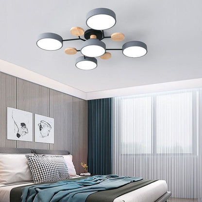 Ronde LED Plafondlamp Modern Woonkamer Lamp Dimbaar