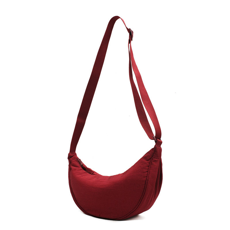 LunaTote – Slanke Gebogen Schoudertas – Stijlvol & Functioneel