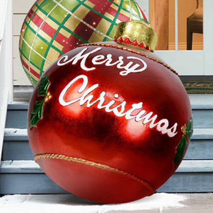 Kerstbal Buiten Decoratie 60cm Weerbestendig PVC