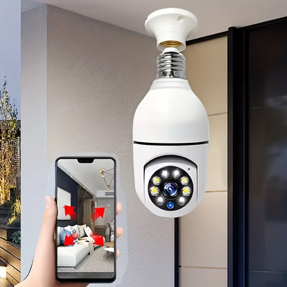 Wi-Fi Lamp Camera met Nachtzicht en Twee-Weg Audio