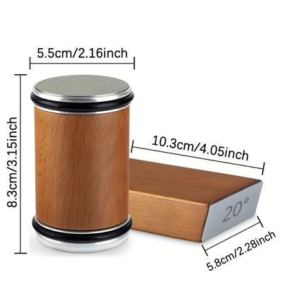 Slijpsteenset met Magnetische Houder voor Hout en Metaal 15° en 20°
