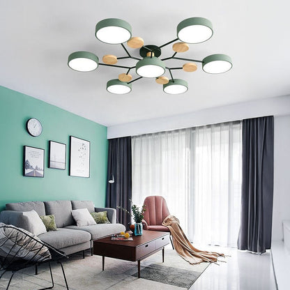 Ronde LED Plafondlamp Modern Woonkamer Lamp Dimbaar
