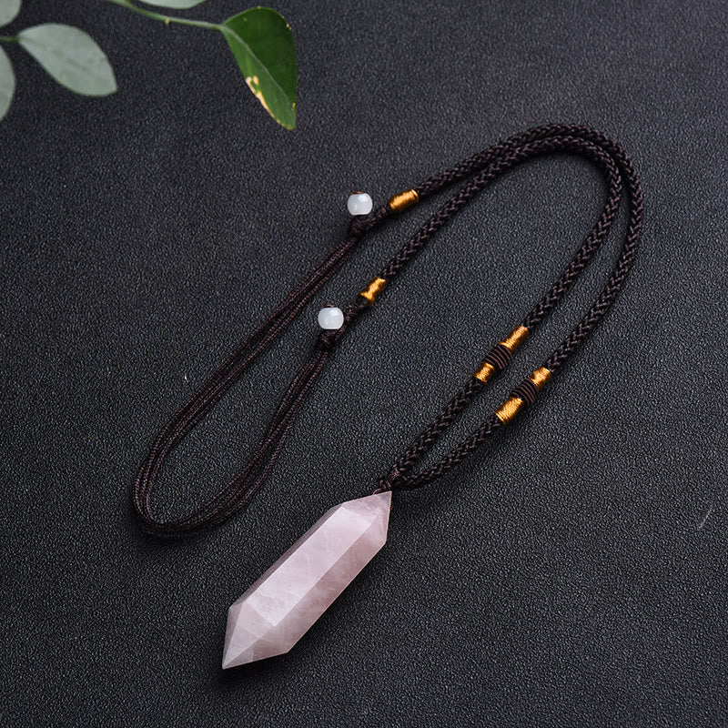 Amethist Hanger Natuurlijke Kristallen Ketting voor Innerlijke Rust