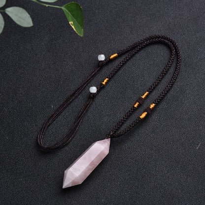 Amethist Hanger Natuurlijke Kristallen Ketting voor Innerlijke Rust