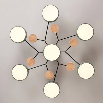 Ronde LED Plafondlamp Modern Woonkamer Lamp Dimbaar