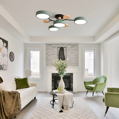 Ronde LED Plafondlamp Modern Woonkamer Lamp Dimbaar