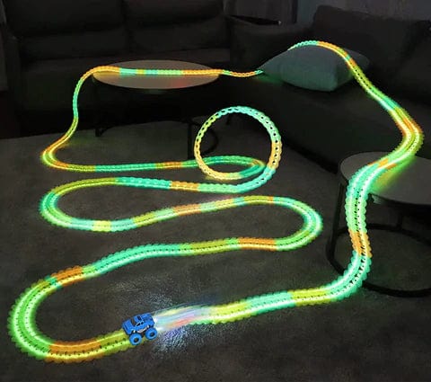Magnetische Racebaan voor Kinderen Flexibel en Verlicht