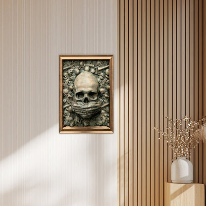 Halloween Schedel Fotolijst Hanger Spreek Geen Kwaad Decoratie