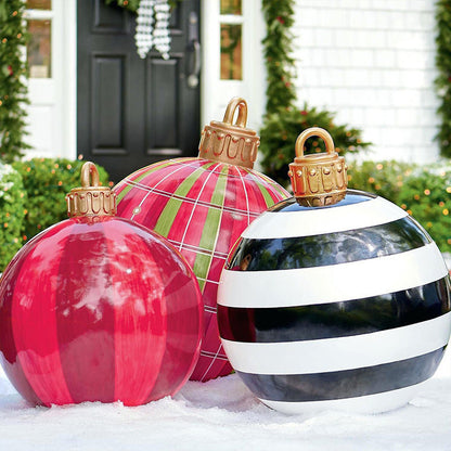 Kerstbal Buiten Decoratie 60cm Weerbestendig PVC