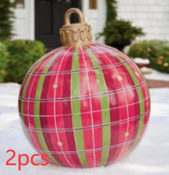 Kerstbal Buiten Decoratie 60cm Weerbestendig PVC