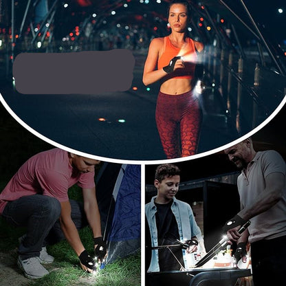 LED Zaklamp Waterdicht met Handschoenen voor Buitengebruik
