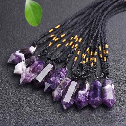Amethist Hanger Natuurlijke Kristallen Ketting voor Innerlijke Rust