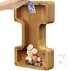 Houten Spaarpot Gepersonaliseerd met Naam of Initialen
