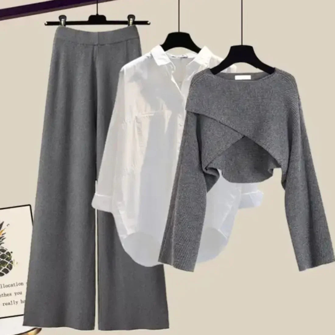 Driedelig Outfit voor Dames Comfortabel en Ademend - Velinix