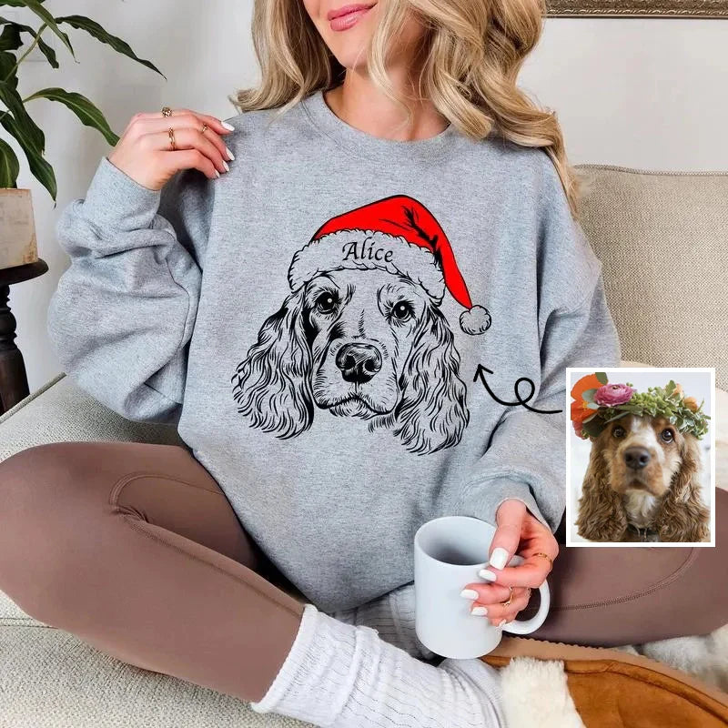 Kersttrui met Huisdier Personalisatie Warm en Cozy
