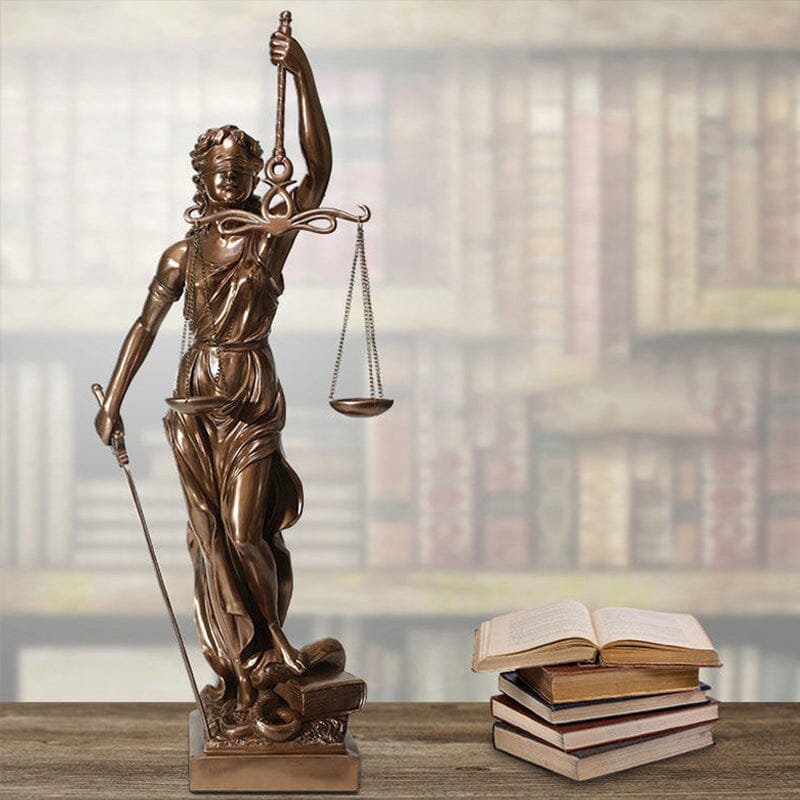 Rechtvaardigheid Beeld Figuur Justitia Decoratie