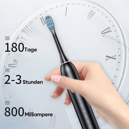 Elektrische Tandenborstel 6 Modus Waterdicht Wit Zwart Roze