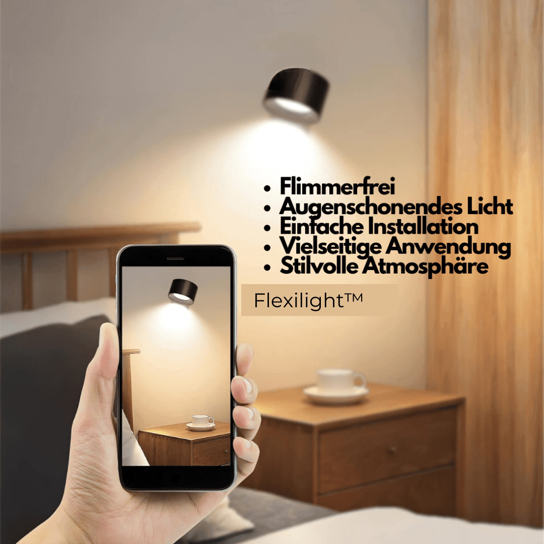 Draadloze Wandlamp Verstelbaar LED met Oplaadbaar USB