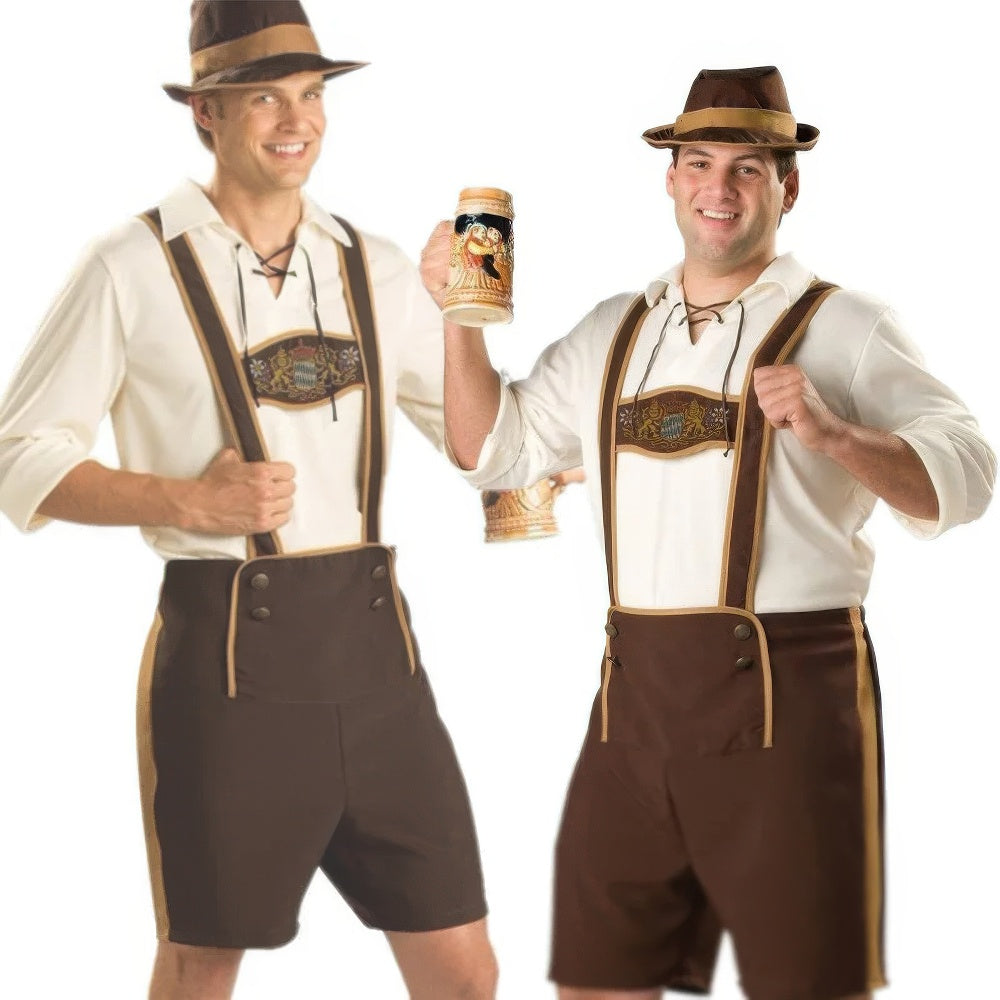 Oktoberfest Lederhosen Kostuum voor Mannen Traditioneel - Velinix