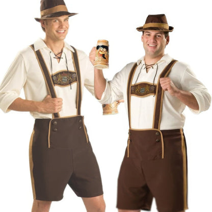 Oktoberfest Lederhosen Kostuum voor Mannen Traditioneel - Velinix