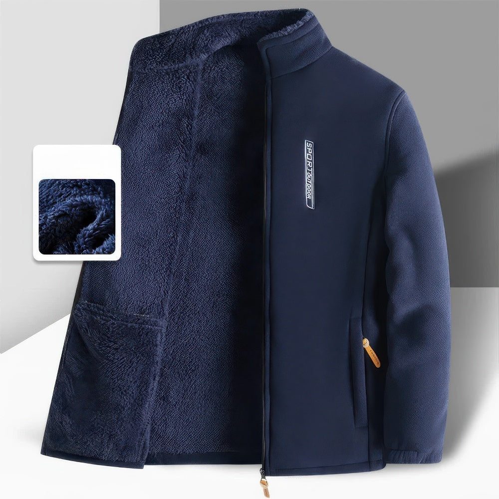 Heren Winterjack Fleece Gevoerd Warm en Waterdicht
