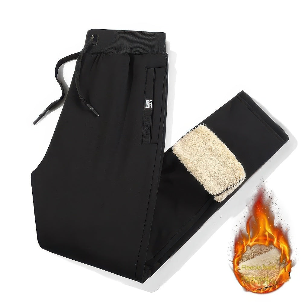 Heren Joggingbroek Fleece Gevoerd Warm en Comfortabel