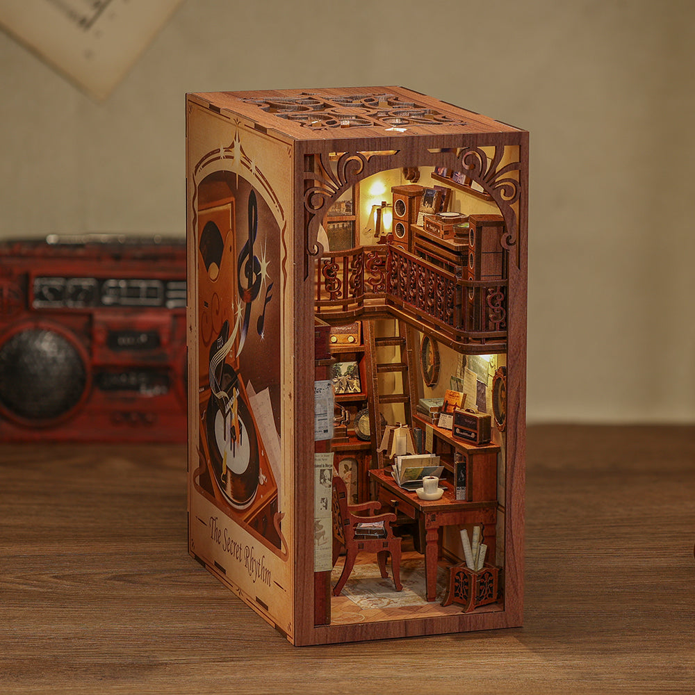 Boekhoek Kit voor Houten Boekenkast DIY - Velinix