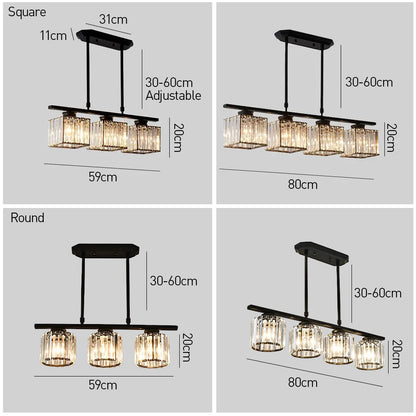 Moderne Hanglamp Art Deco Stijl Glazen Kroonluchter