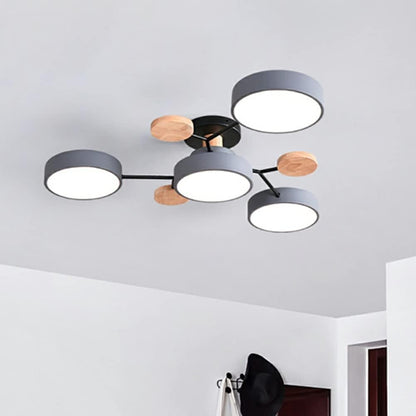 Ronde LED Plafondlamp Modern Woonkamer Lamp Dimbaar