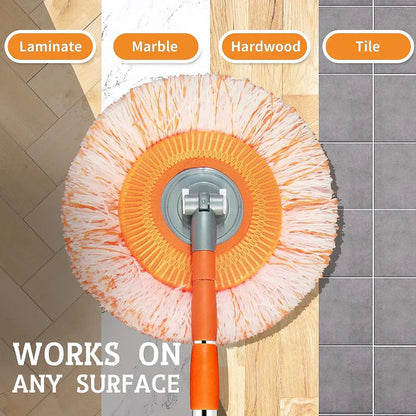 Roteerbare Schoonmaakmop 360° met Verstelbare Steel voor Efficiënt Schoonmaken