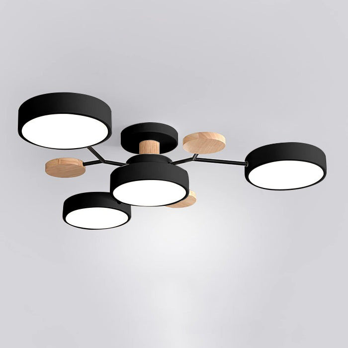 Ronde LED Plafondlamp Modern Woonkamer Lamp Dimbaar