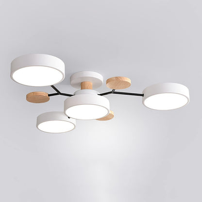 Ronde LED Plafondlamp Modern Woonkamer Lamp Dimbaar