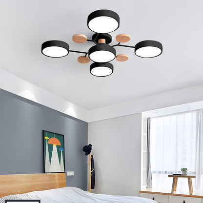 Ronde LED Plafondlamp Modern Woonkamer Lamp Dimbaar