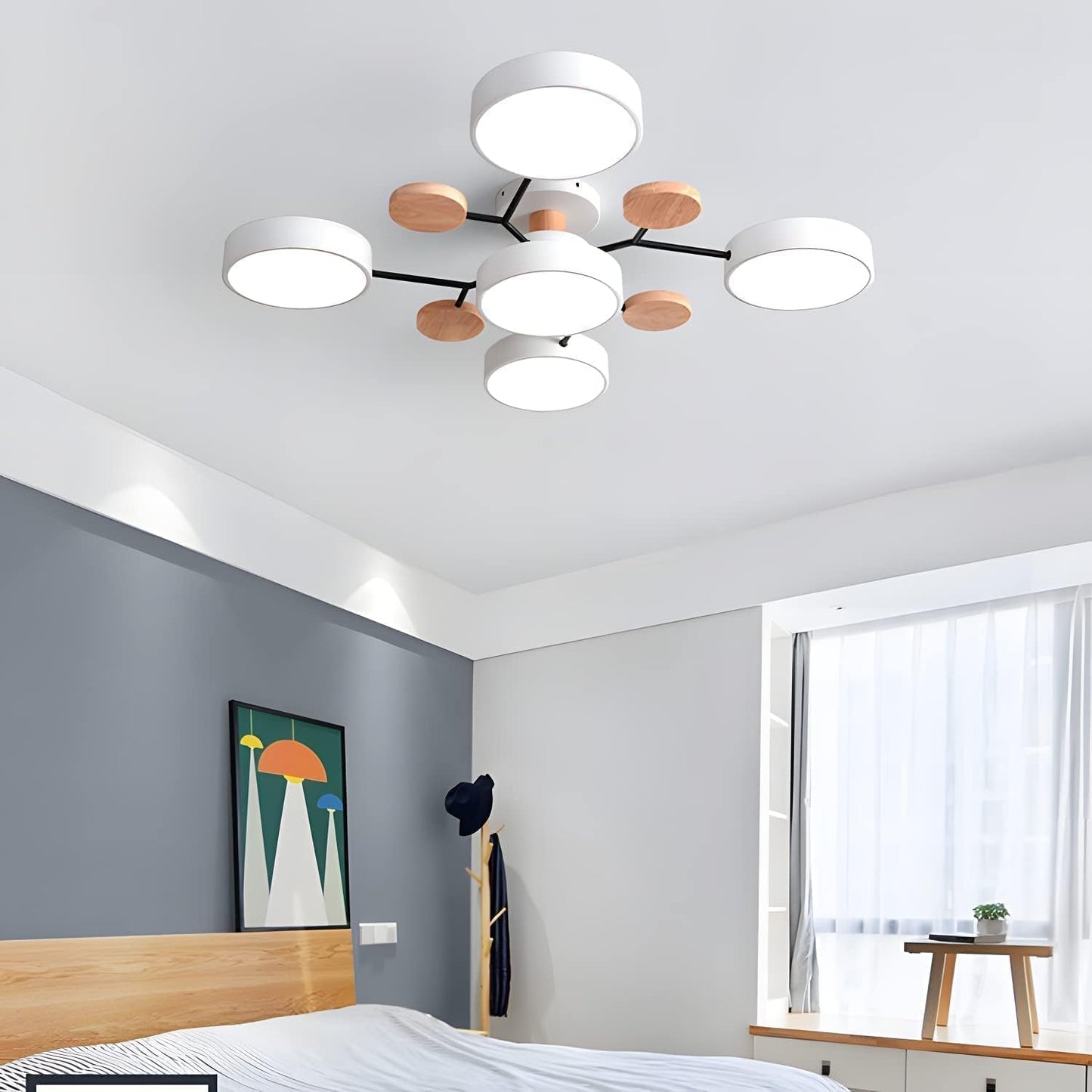 Ronde LED Plafondlamp Modern Woonkamer Lamp Dimbaar