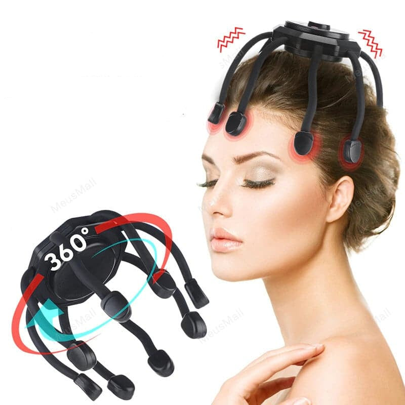 Hoofdmassageapparaat LuxAura voor Ontspanning en Verlichting - Velinix