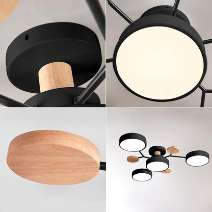 Ronde LED Plafondlamp Modern Woonkamer Lamp Dimbaar