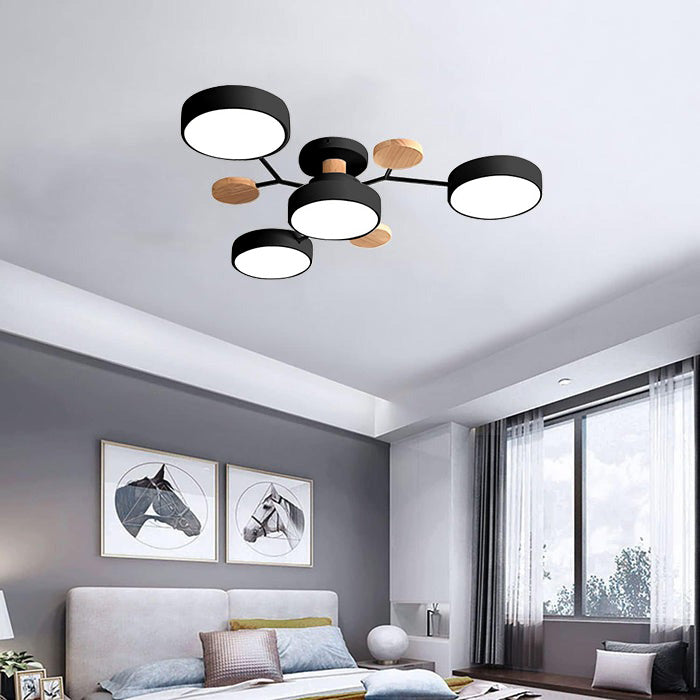 Ronde LED Plafondlamp Modern Woonkamer Lamp Dimbaar
