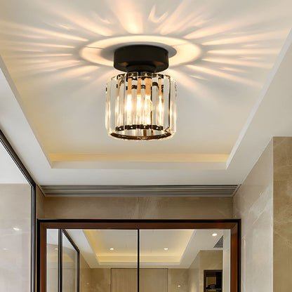Zwart Plafondlamp Modern LED Flush Design